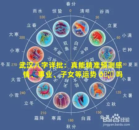 武汉八字详批：真能精准预测感情、事业、子女等运势 🦅 吗